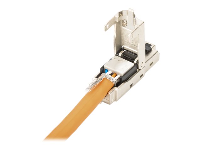DIGITUS Geschirmter RJ45-Stecker Vorderansicht