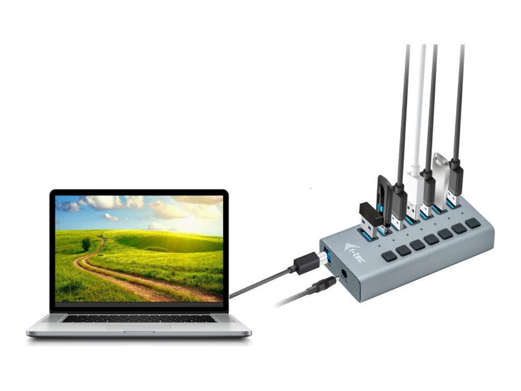 I-TEC USB 3.0 Charging HUB 7port mit Netzadapter