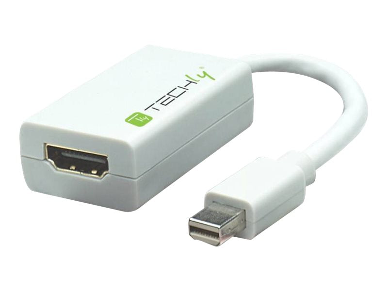 TECHLY Adapter Mini DisplayPort Stecker auf HDMI Buchse - Vorderansicht