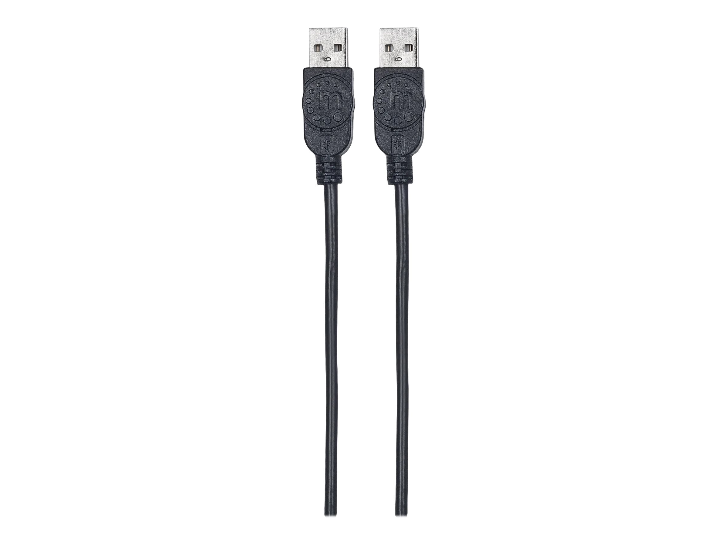 MANHATTAN USB 2.0 A Anschlusskabel 1m Vorderansicht