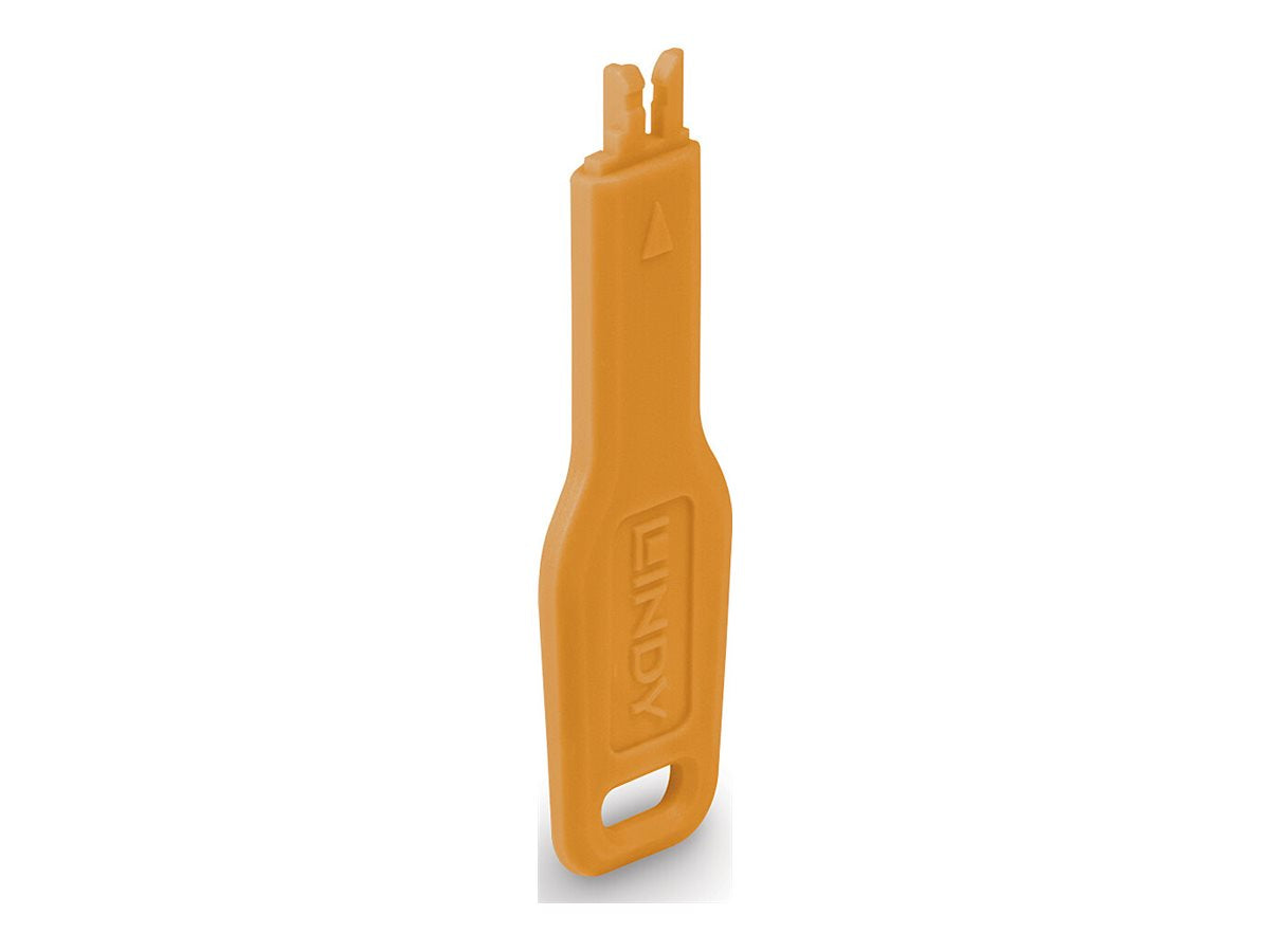 LINDY Schlussel für RJ45 Port Schloss Orange - Detailansicht