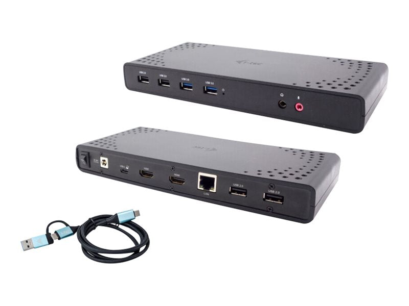 I-TEC USB 3.0/USB-C/Thunderbolt Docking Station Vorderansicht