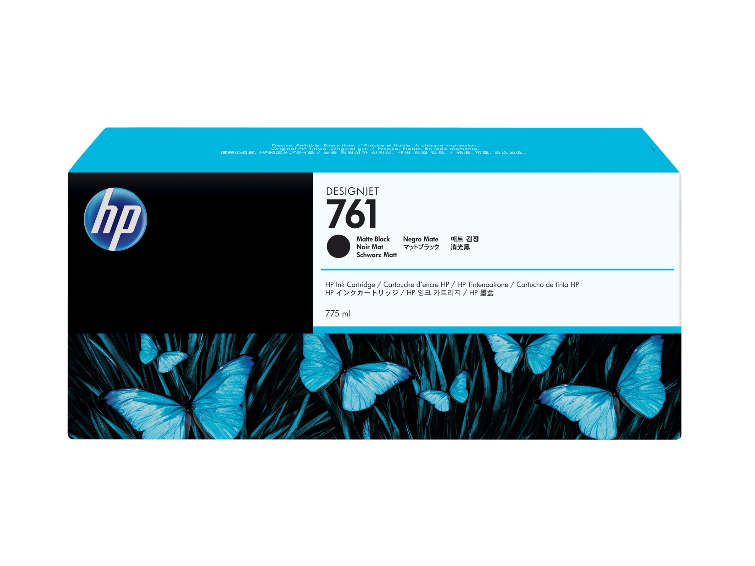 HP 761 Original Tinte matt schwarz Detailansicht