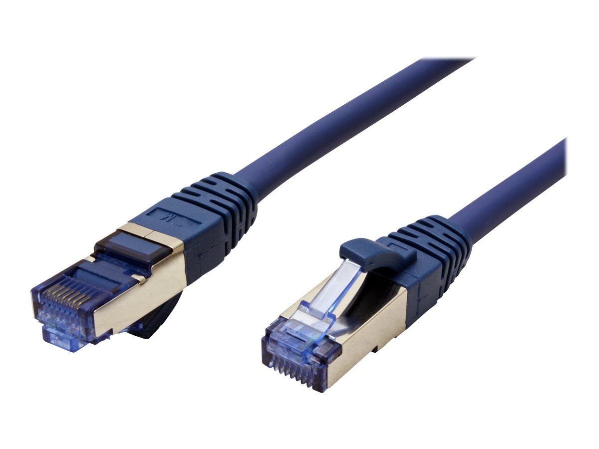 VALUE Patchkabel Kat.6A Class EA S/FTP PiMF LSOH blau 15m Verpackung