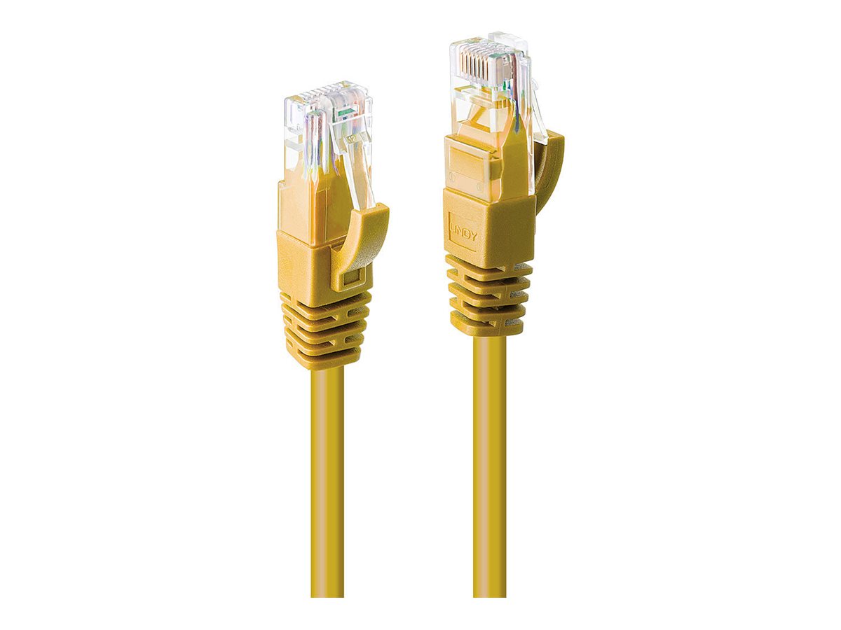 LINDY Cat.6 U/UTP Kabel, gelb, 10m - Verpackung