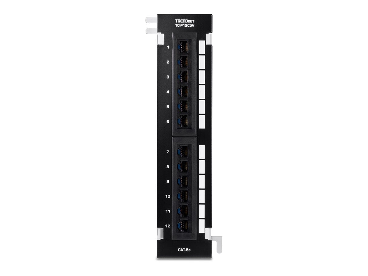 TRENDNET TC-P12C5V Patch Panel Detailansicht