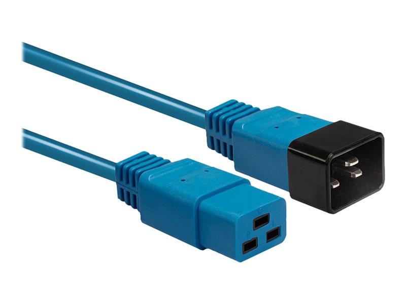 LINDY 3m IEC C19 auf IEC C20 Verl blau - Detailansicht