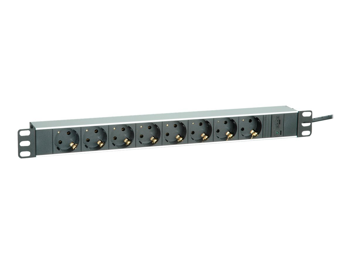 ROLINE 48,26cm 19Zoll-Steckdosenleiste Rückansicht