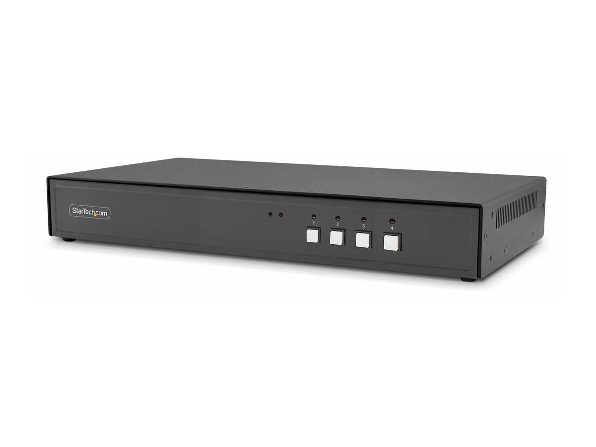 STARTECH.COM 2-Port Secure KVM Switch DisplayPort 4K 30Hz NIAP 4.0 Zertifizierter Desktop KVM Umschalter CAC Port