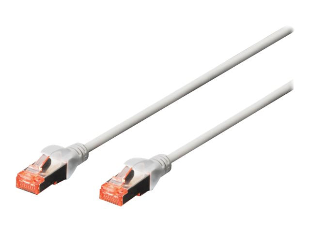 DIGITUS CAT 6 S-FTP Patchkabel Cu LSZH AWG 27/7 25 m Grau - Vorderansicht