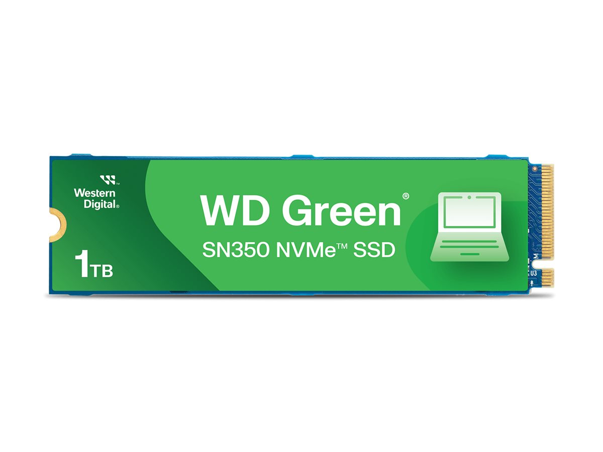WD Green SN350 NVMe SSD 1TB Vorderansicht