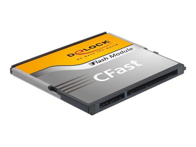 DELOCK SATA 6 Gb/s CFast Flash Card 128 GB Vorderansicht