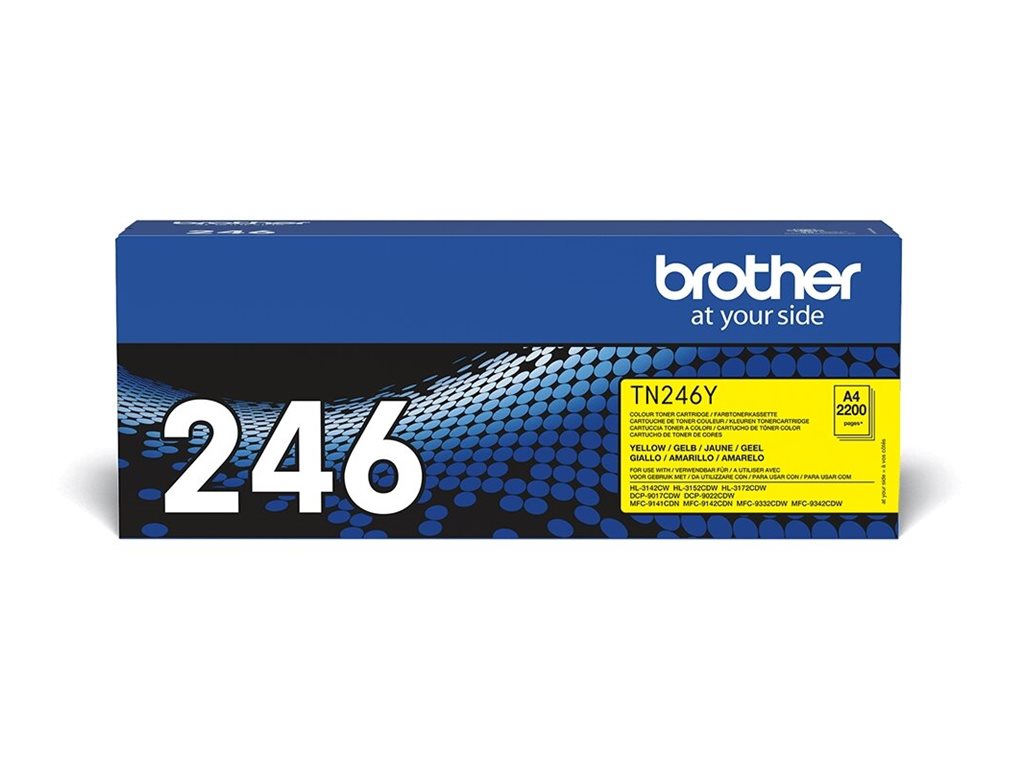 BROTHER TN246Y Toner yellow Vorderansicht