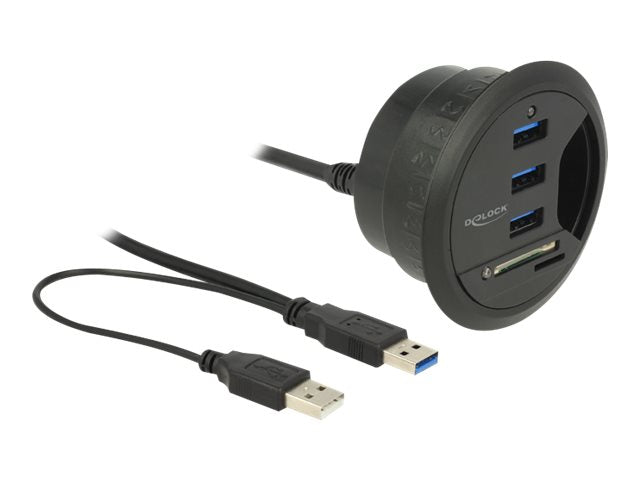 DELOCK Tisch-Hub 3 Port USB 3.0 - Verpackung