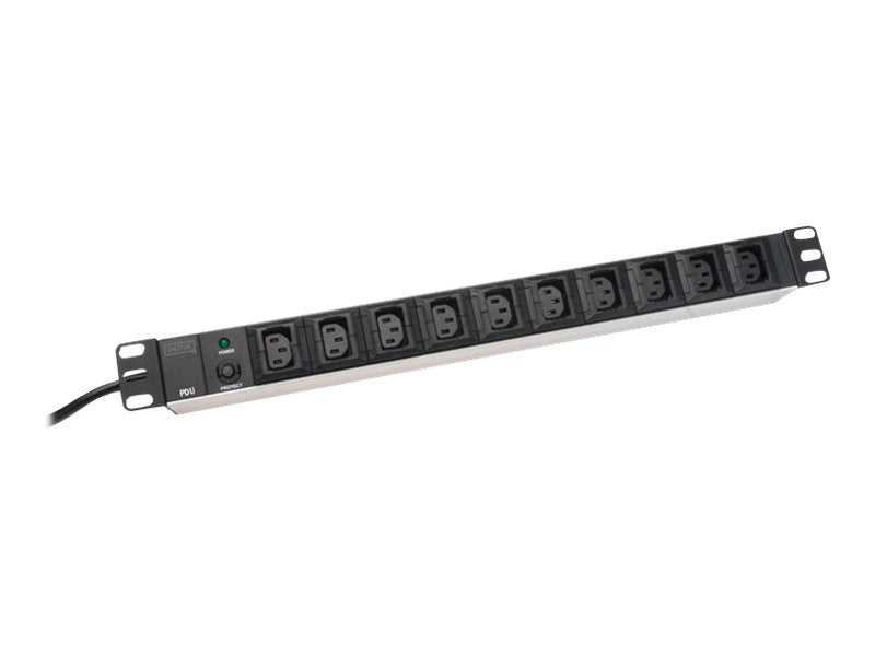 DIGITUS 48,3cm 19Zoll Steckdosenleiste Vorderansicht