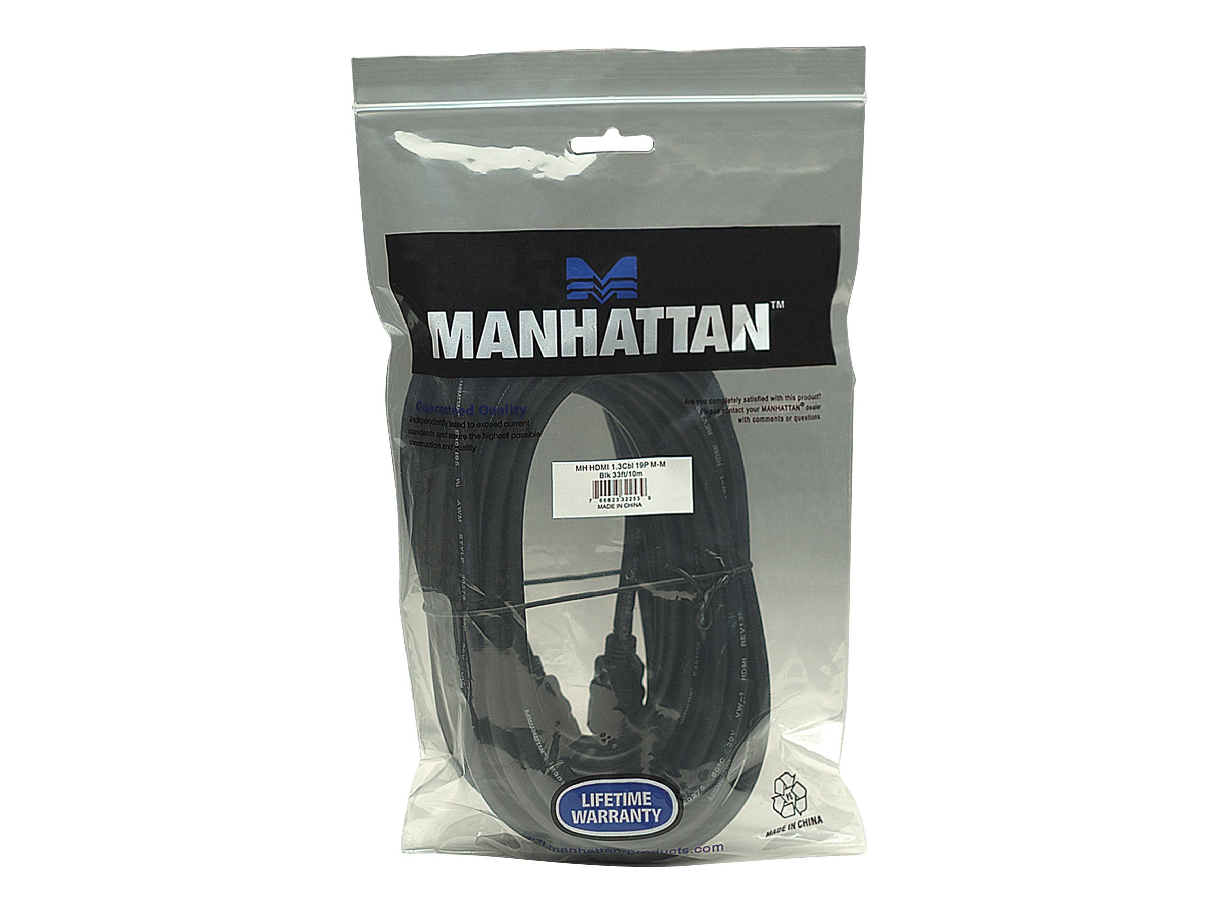 MANHATTAN High Speed HDMI Kabel 10m Vorderansicht