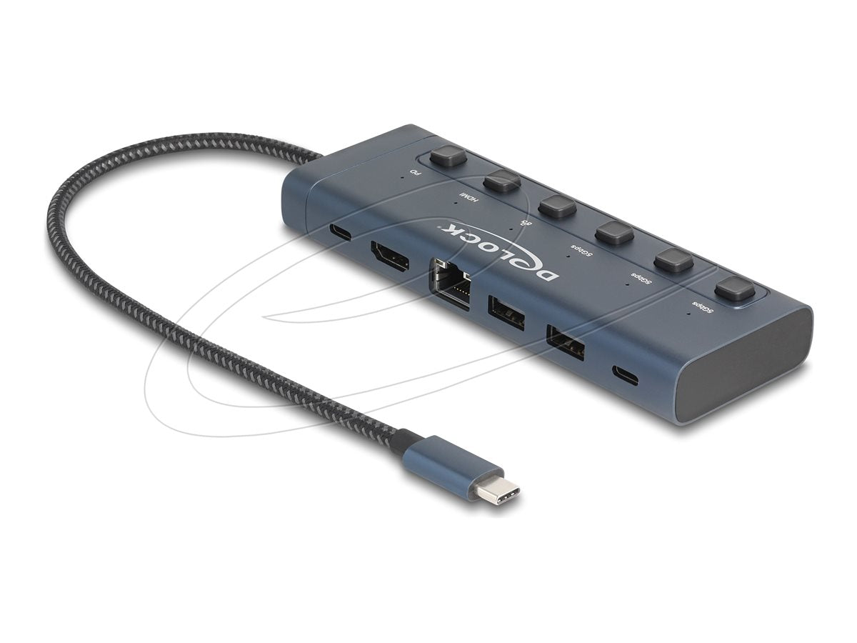 DELOCK USB Type-C Dockingstation 4K - Vorderansicht