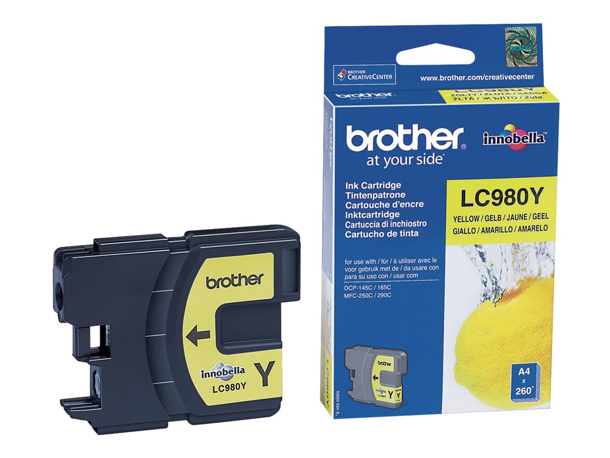 BROTHER LC980Y Tinte gelb Detailansicht