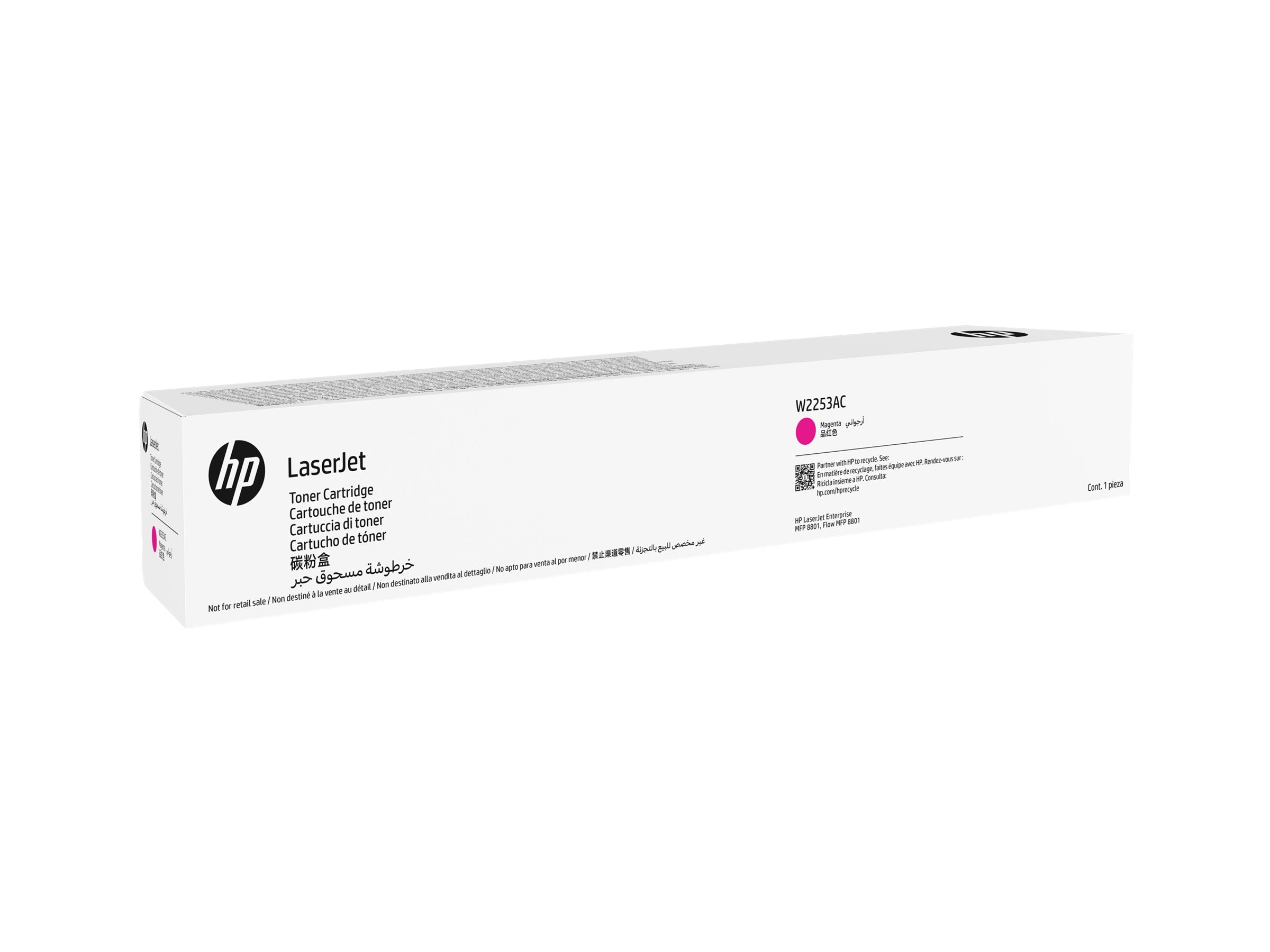 HP LaserJet Magenta Tonerpatrone 40K Vorderansicht