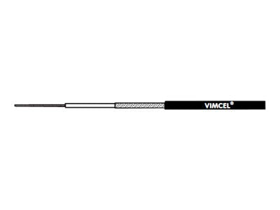 VIMCOM Kabel RG 174 0.15 Meter SMA female / SMC-G Vorderansicht