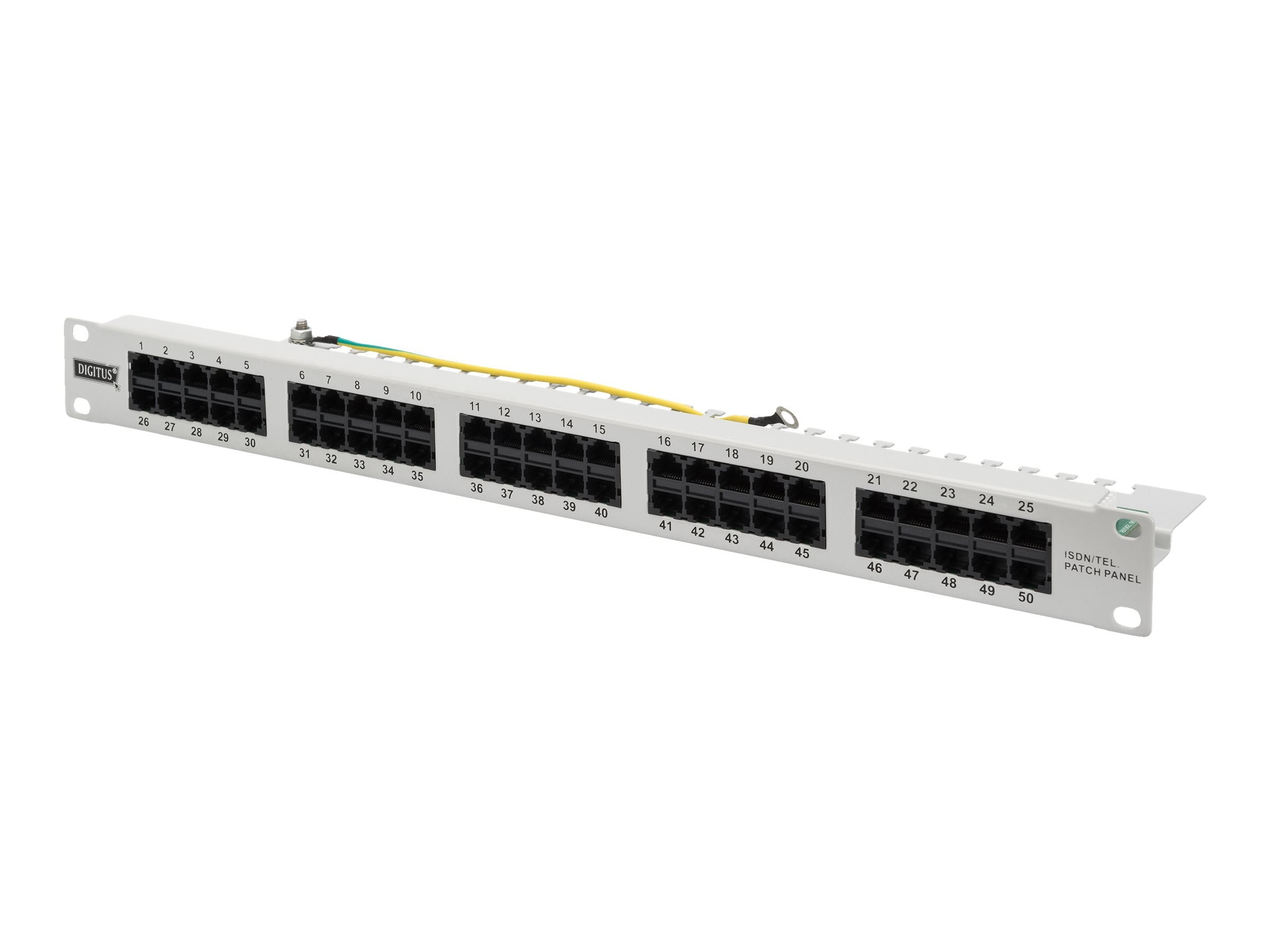 DIGITUS CAT 3 ISDN Patch Panel Seitenansicht