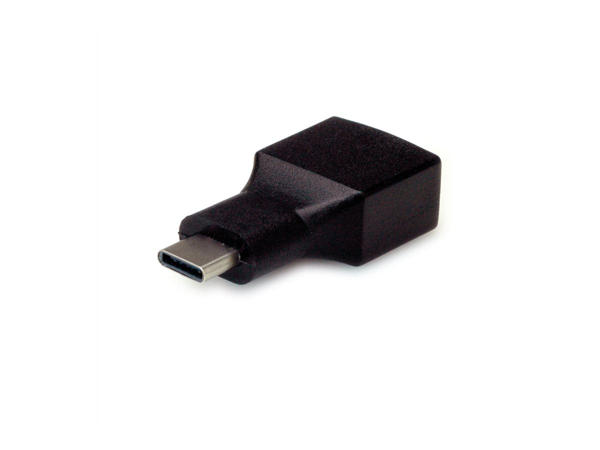 VALUE USB 3.2 Gen 1 Adapter USB Typ C - A ST/BU OTG schwarz Anschlussansicht