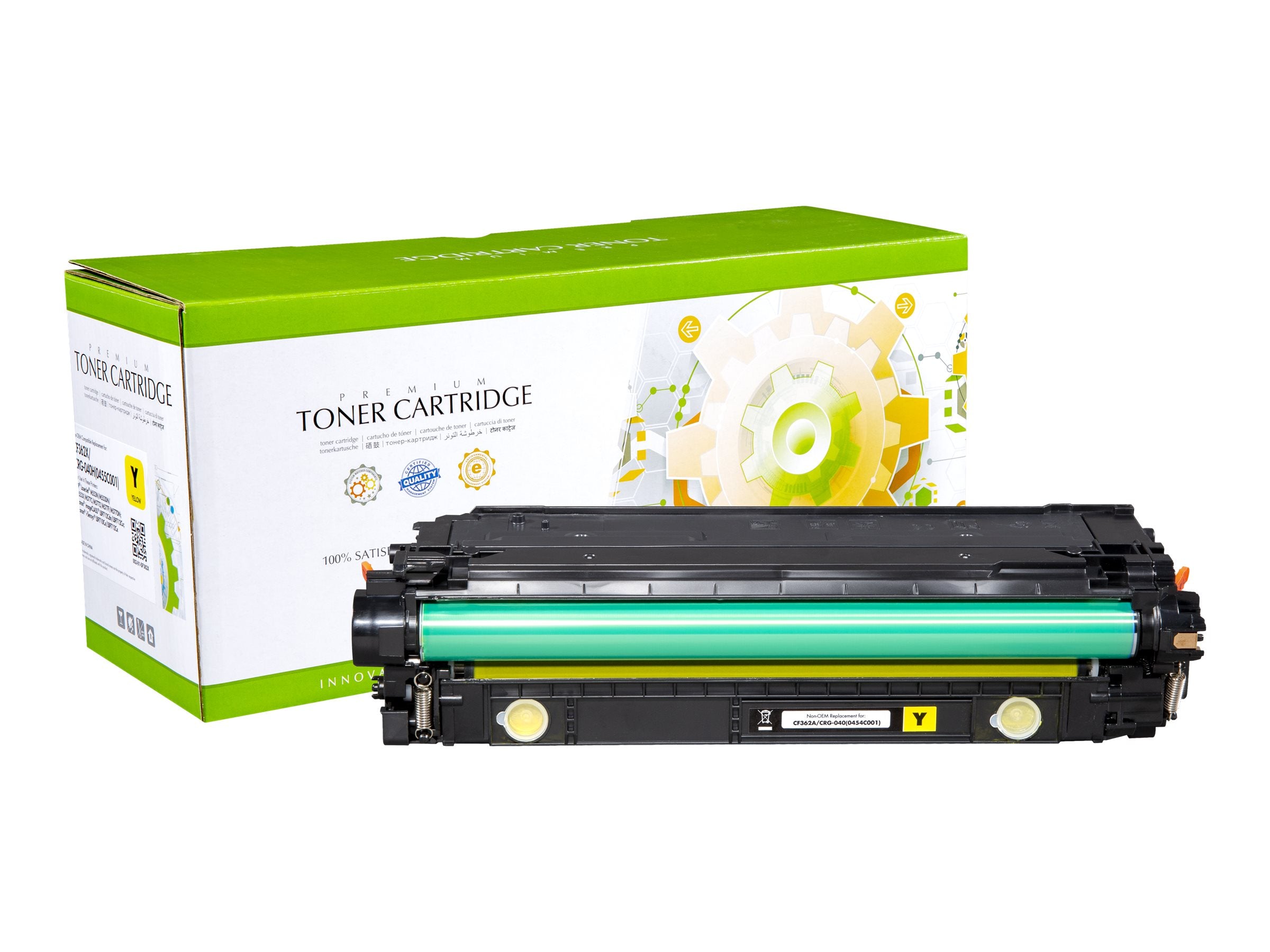 STATIC Tonerpatrone HP CF362A gelb Vorderansicht