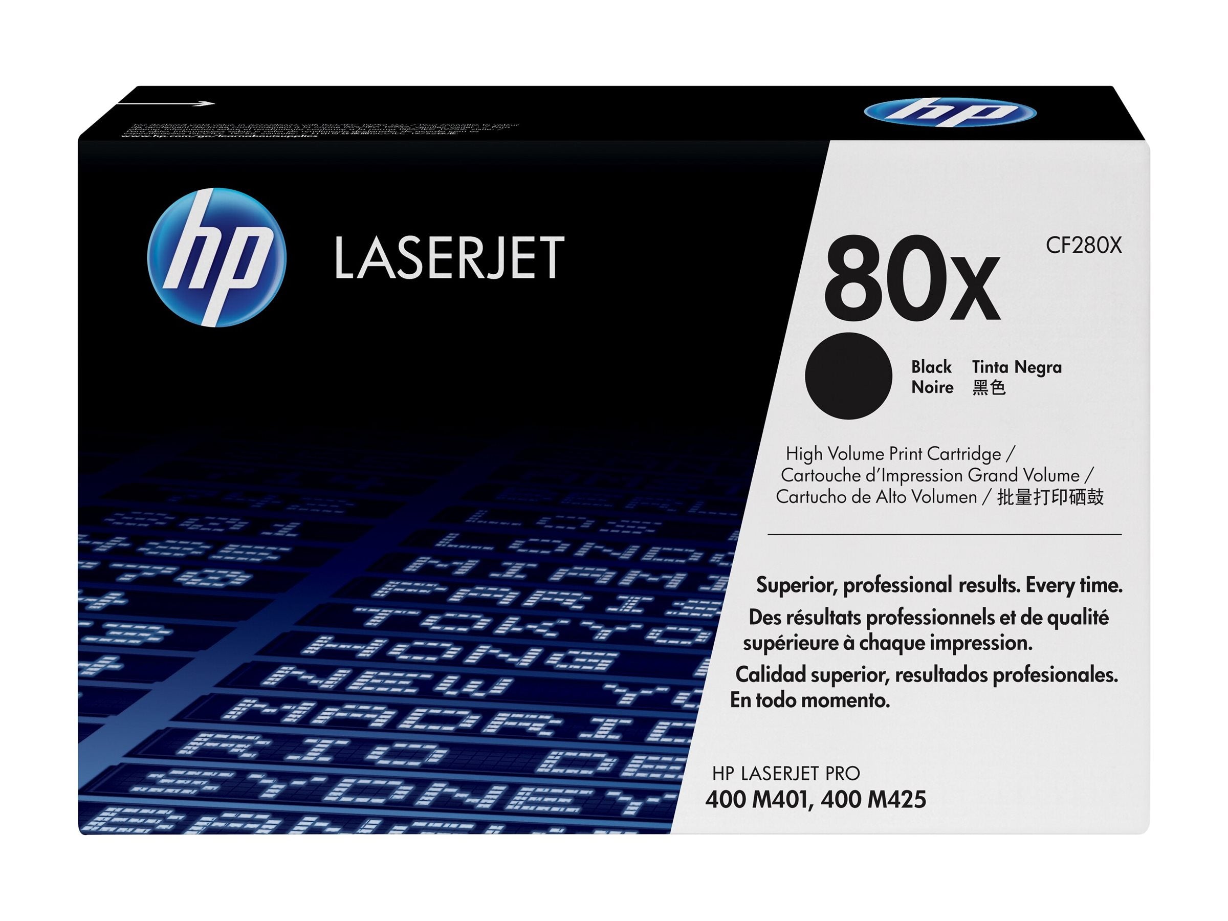 HP 80X Toner cartridge Vorderansicht