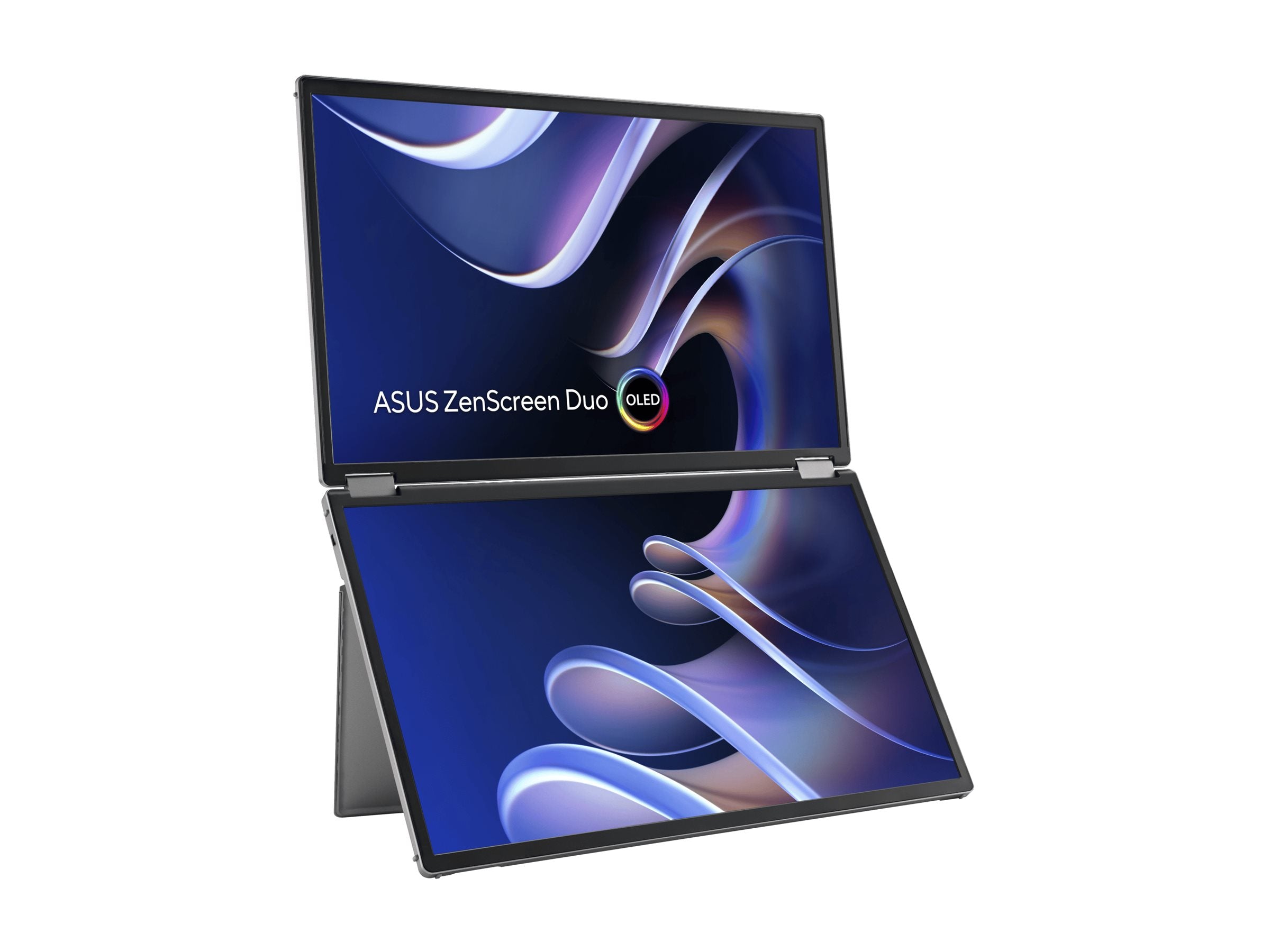 ASUS ZenScreen Duo OLED MQ149CD Monitor Rückansicht