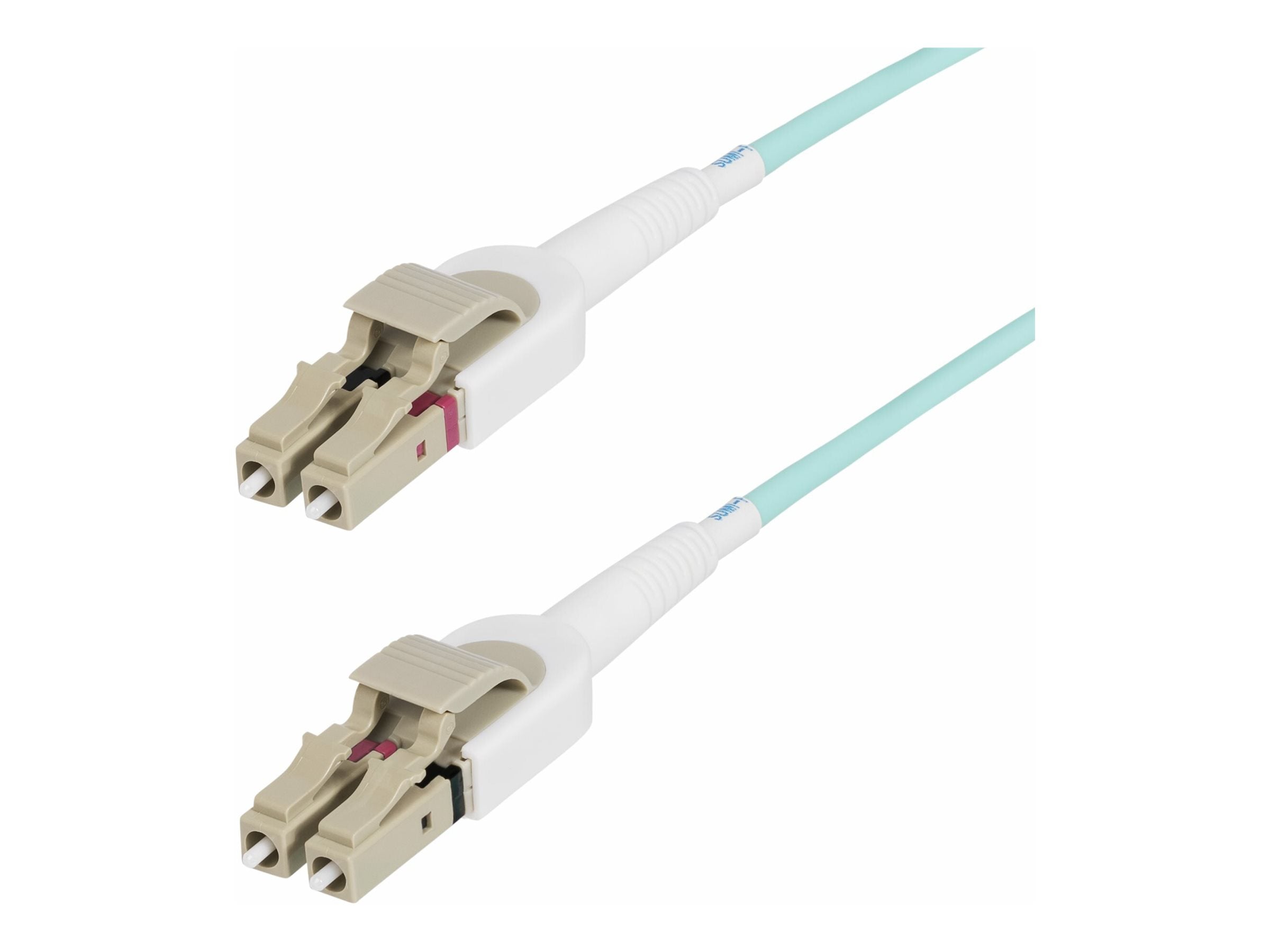 STARTECH.COM 5m LC zu LC UPC OM4 Polaritätswechsel Multimode Glasfaser Patchkabel 50/125um 100Gbps LSZH LWL Verlegekabel/Glasfaserka
