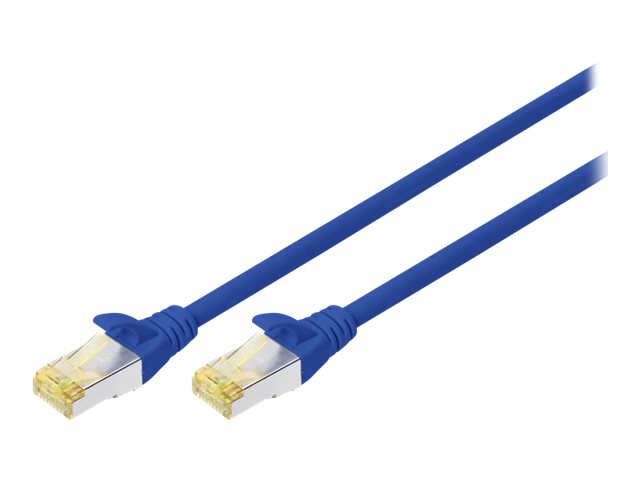 DIGITUS CAT 6A S-FTP Patchkabel Cu LSZH AWG 27/7 1m Vorderansicht