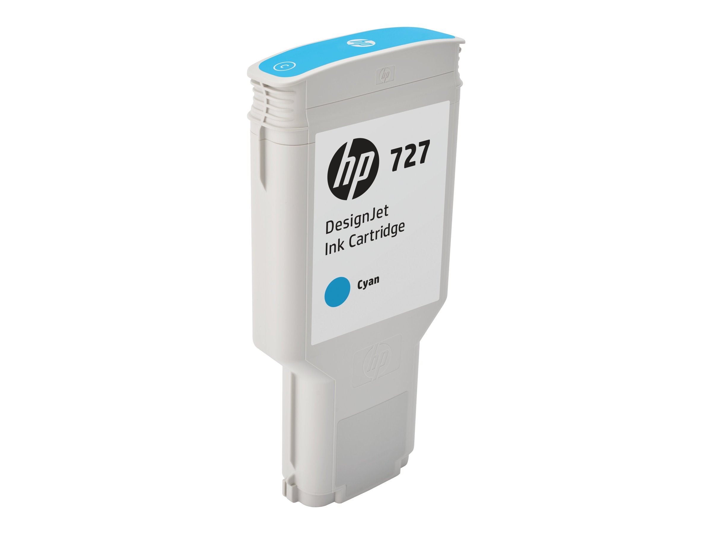HP 727 300-ml Tintenpatrone cyan Verpackung