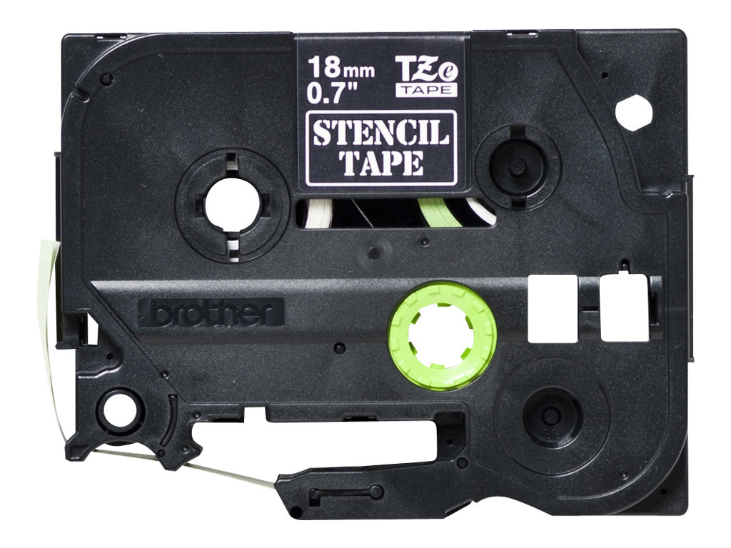 BROTHER ETS tape schwarz 18mm - Detailansicht