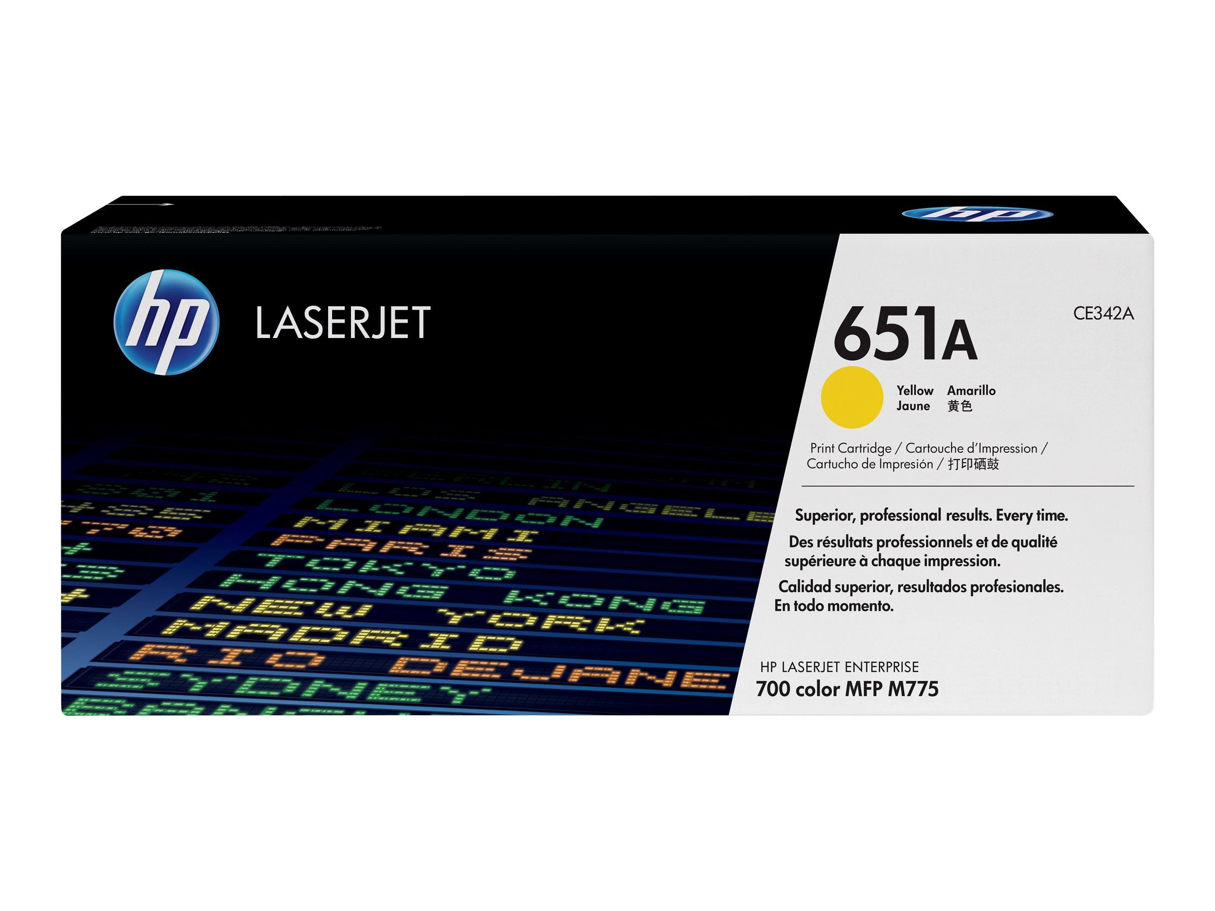 HP 651A Tonerpatrone CE342A gelb Detailansicht