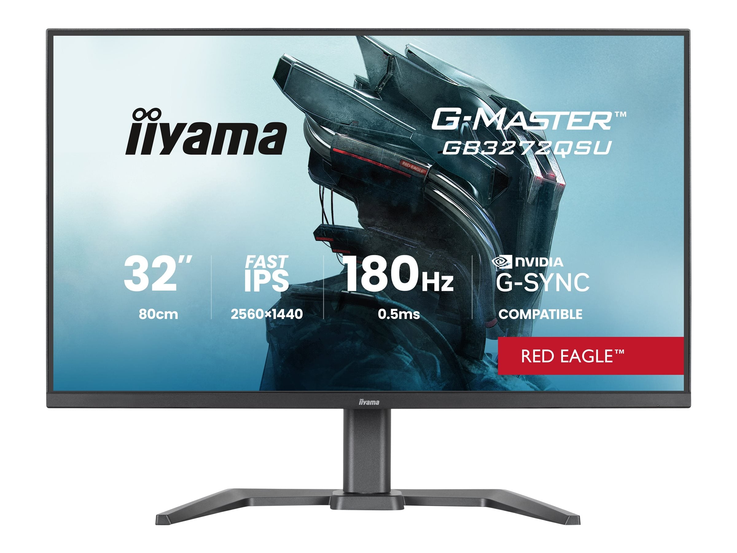 IIYAMA GB3272QSU-B1 32 Zoll IPS Gaming Monitor Vorderansicht