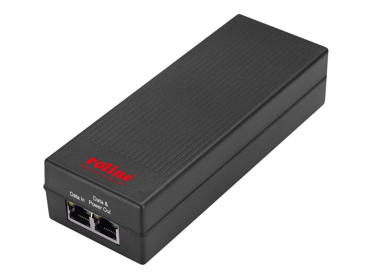 ROLINE Gigabit PoE Injektor 30W Vorderansicht