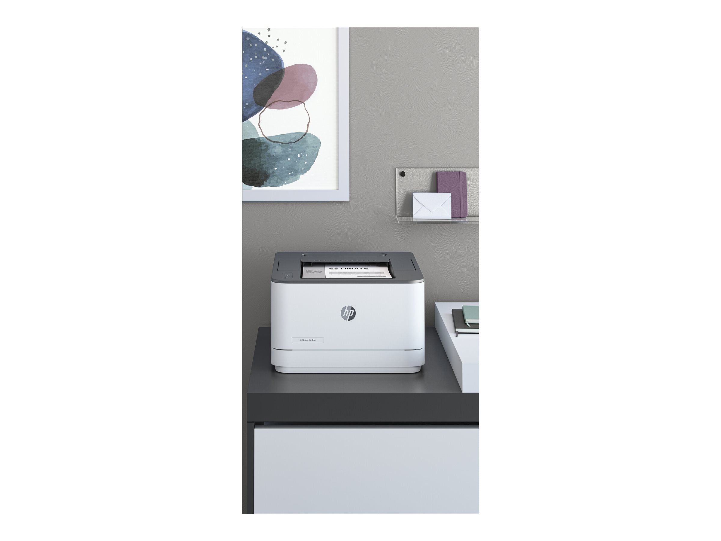 HP LaserJet Pro 3002dw Drucker Seitenansicht