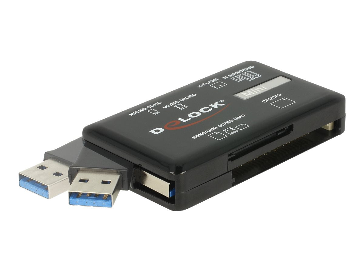 DELOCK SuperSpeed USB Card Reader Rückansicht