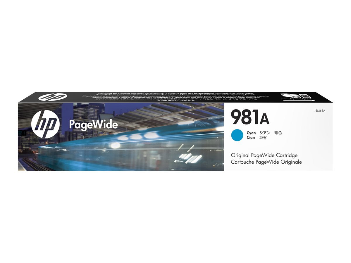 HP 981A Cyan Original PageWide Cartridge Verpackung