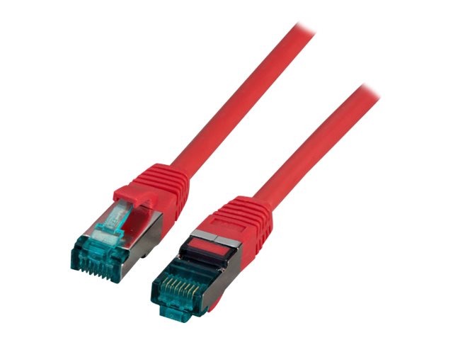 EFB RJ45 Patchkabel S/FTP Cat6A LSZH Rot 20m - Vorderansicht