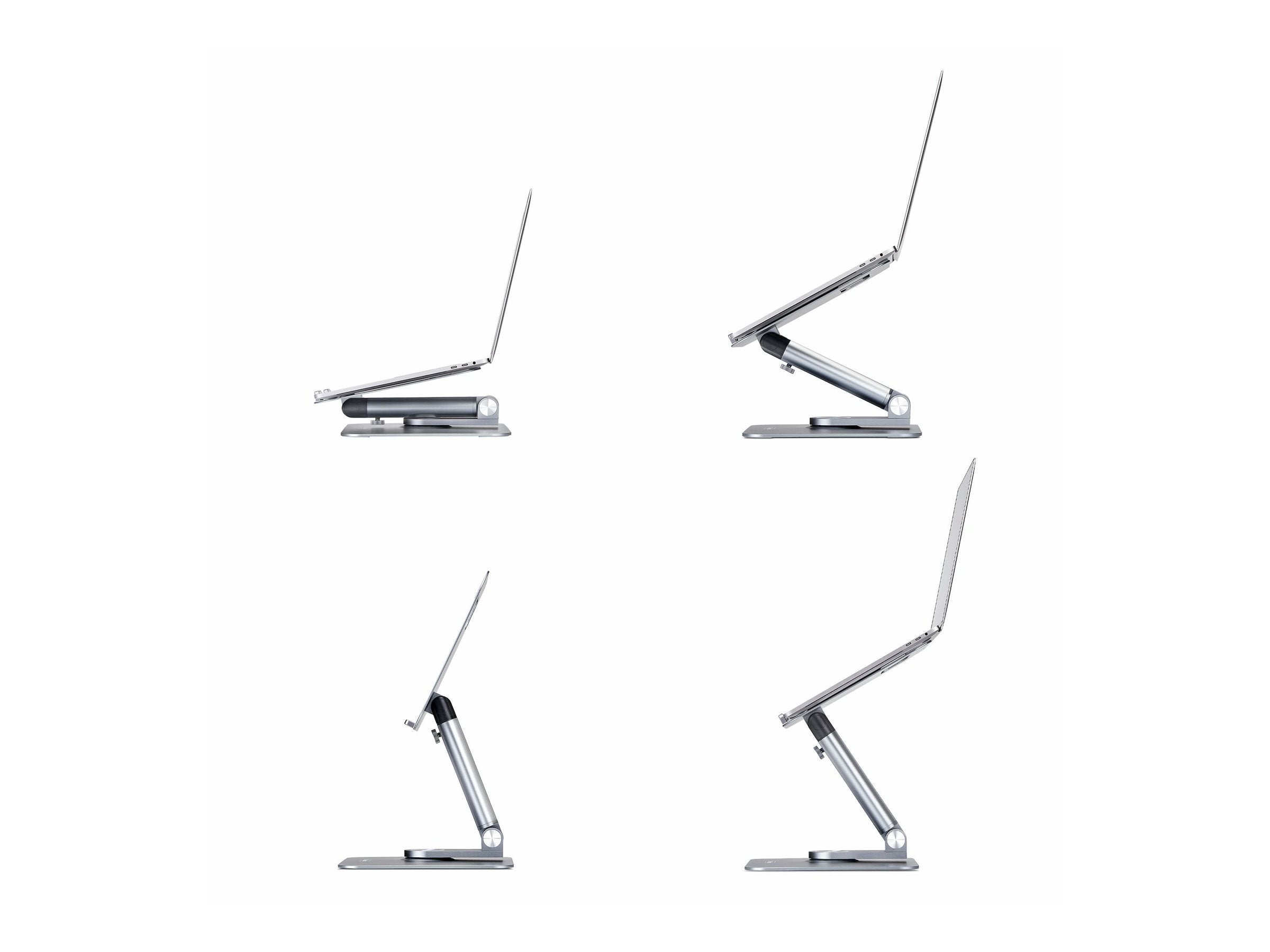 STARTECH.COM Ergonomischer Höhenverstellbarer Laptopständer Dreh-Neigbar Tragbar Laptophalterung-Notebookständer bis 5kg