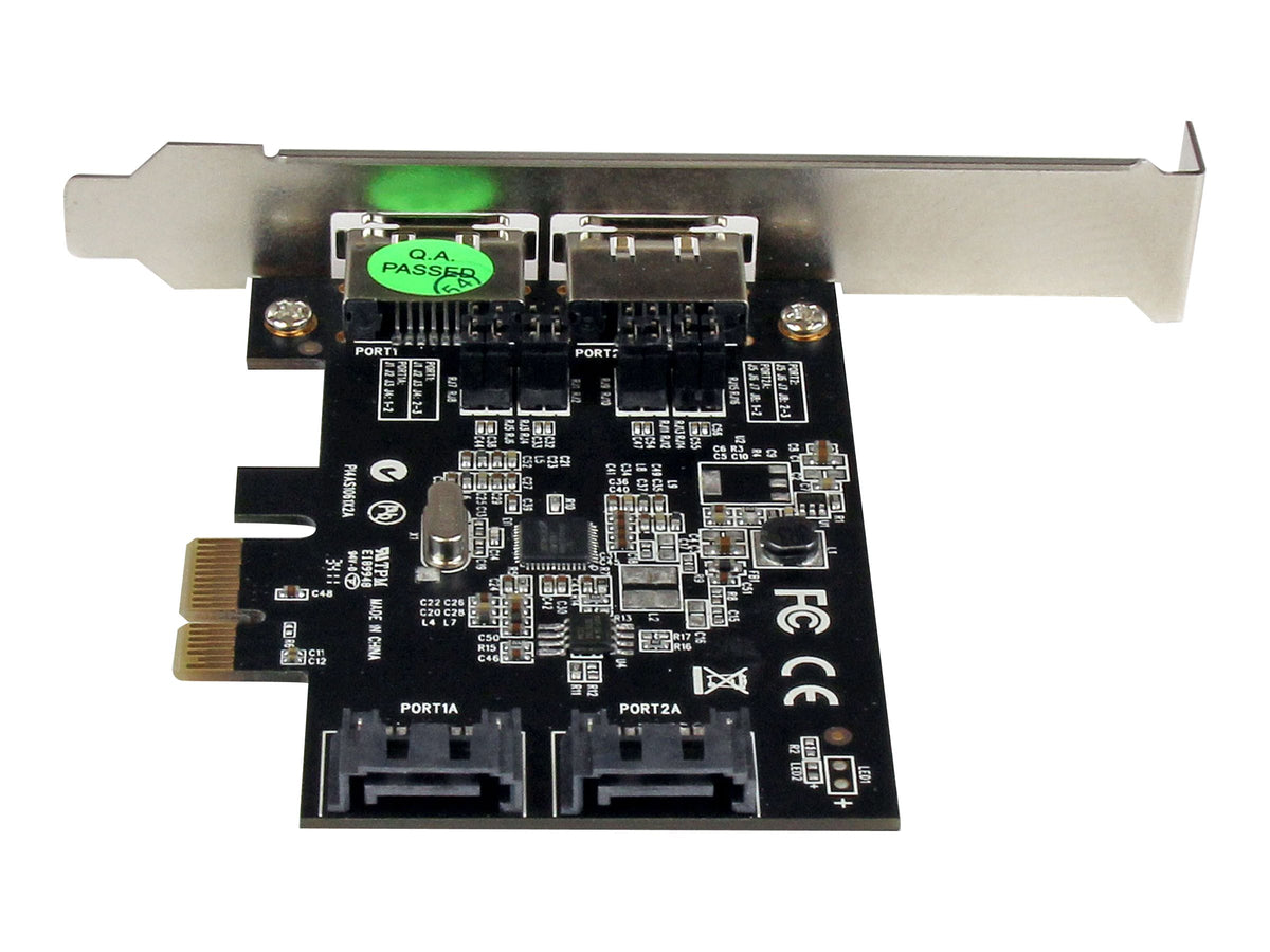 STARTECH.COM 2 Port SATA III PCI Express Schnittstellenkarte - Vorderansicht