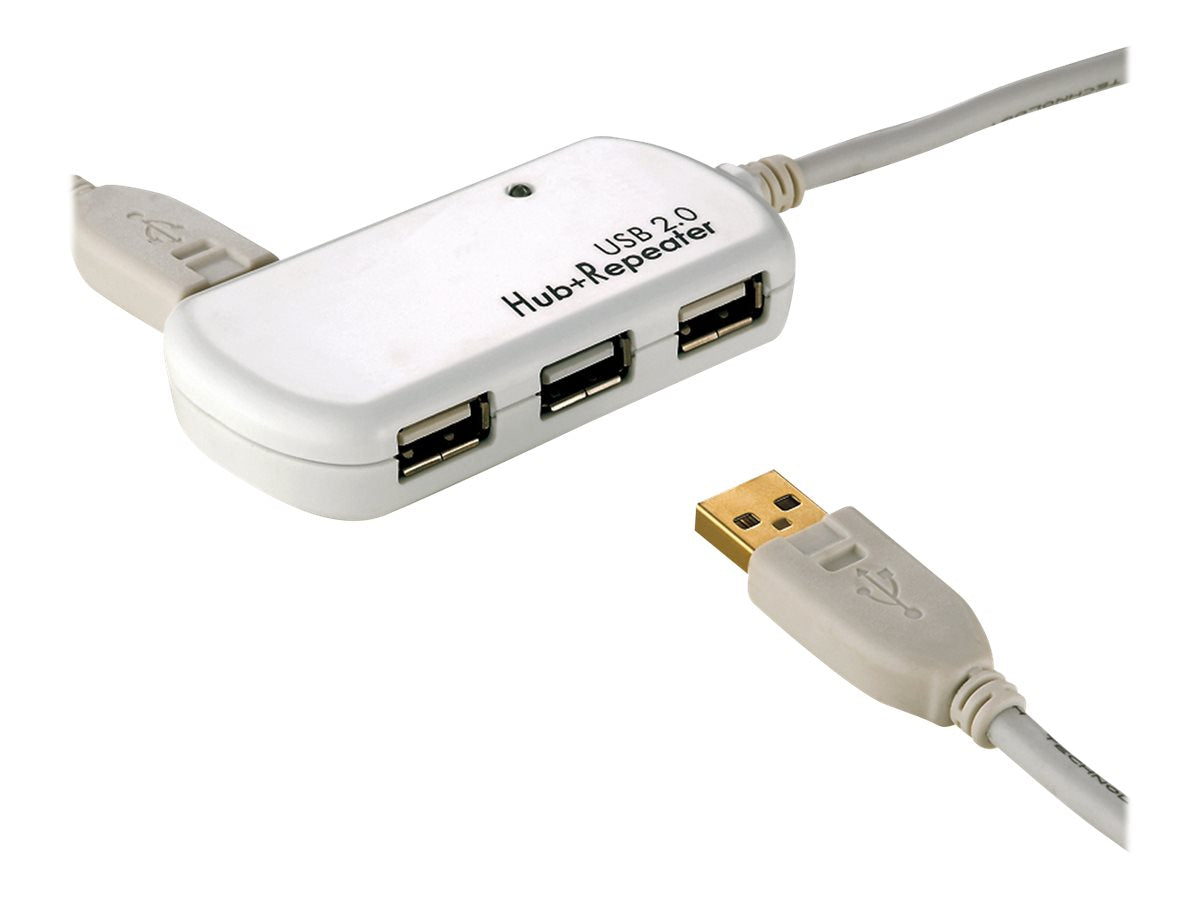 ROLINE USB 2.0 4-Port Hub mit Repeater Verpackung