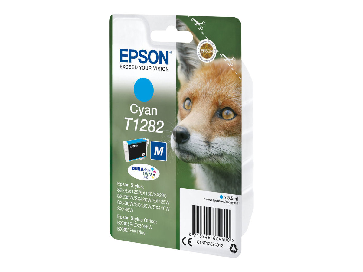 EPSON T1282 Tintenpatrone cyan Verpackung
