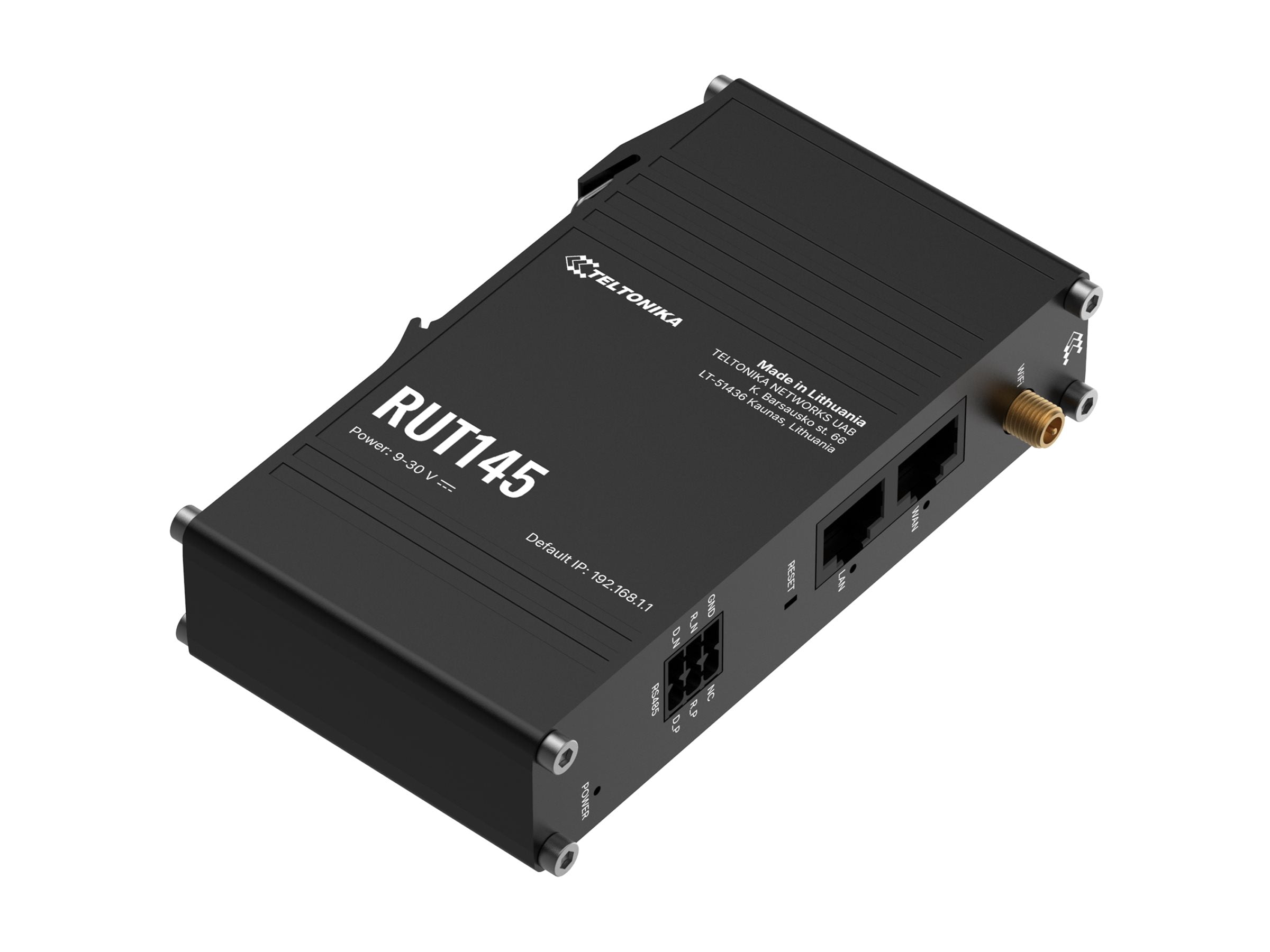 Verpackung des TELTONIKA NETWORKS RUT145 Industrial Routers