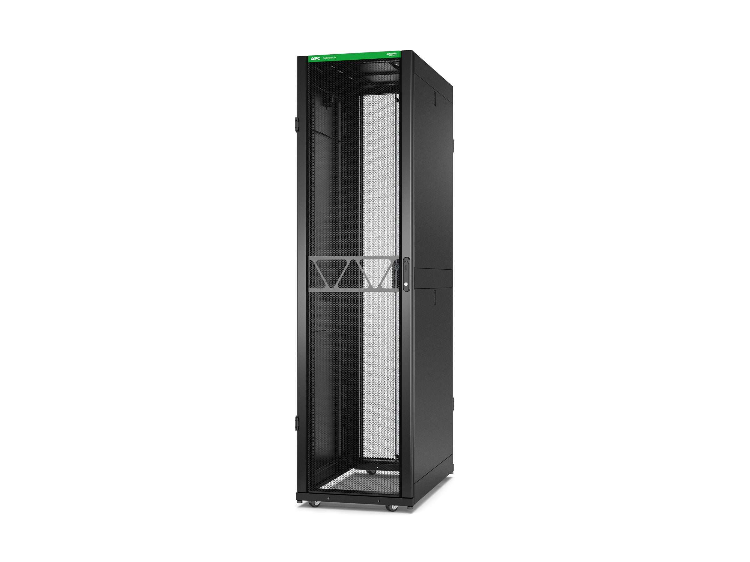 APC NetShelter SX Gen 2 Rack cabinet 2258H x 600W x 1070D mm with Sides floor-standing Black 48U 19 TAA Compliant