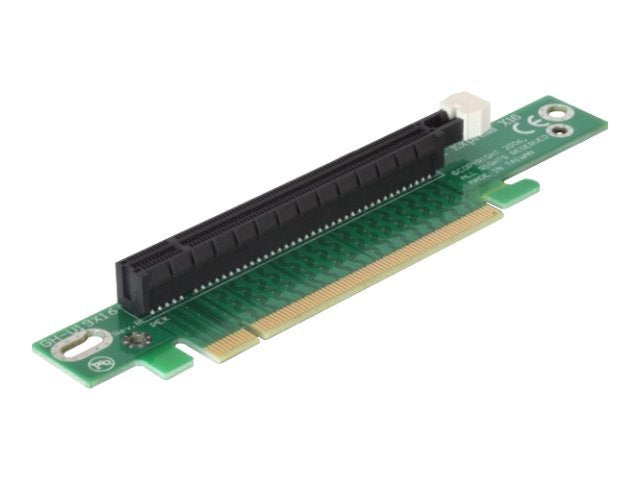 DELOCK PCIe-Riser-Karte x16 90G gewinkelt Vorderansicht