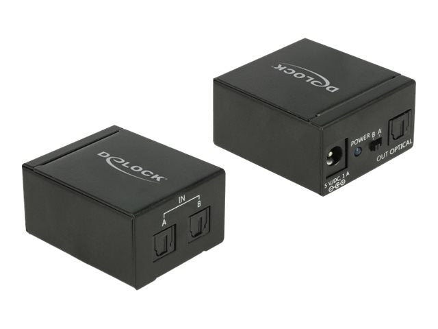 DELOCK TOSLINK Switch Rückansicht