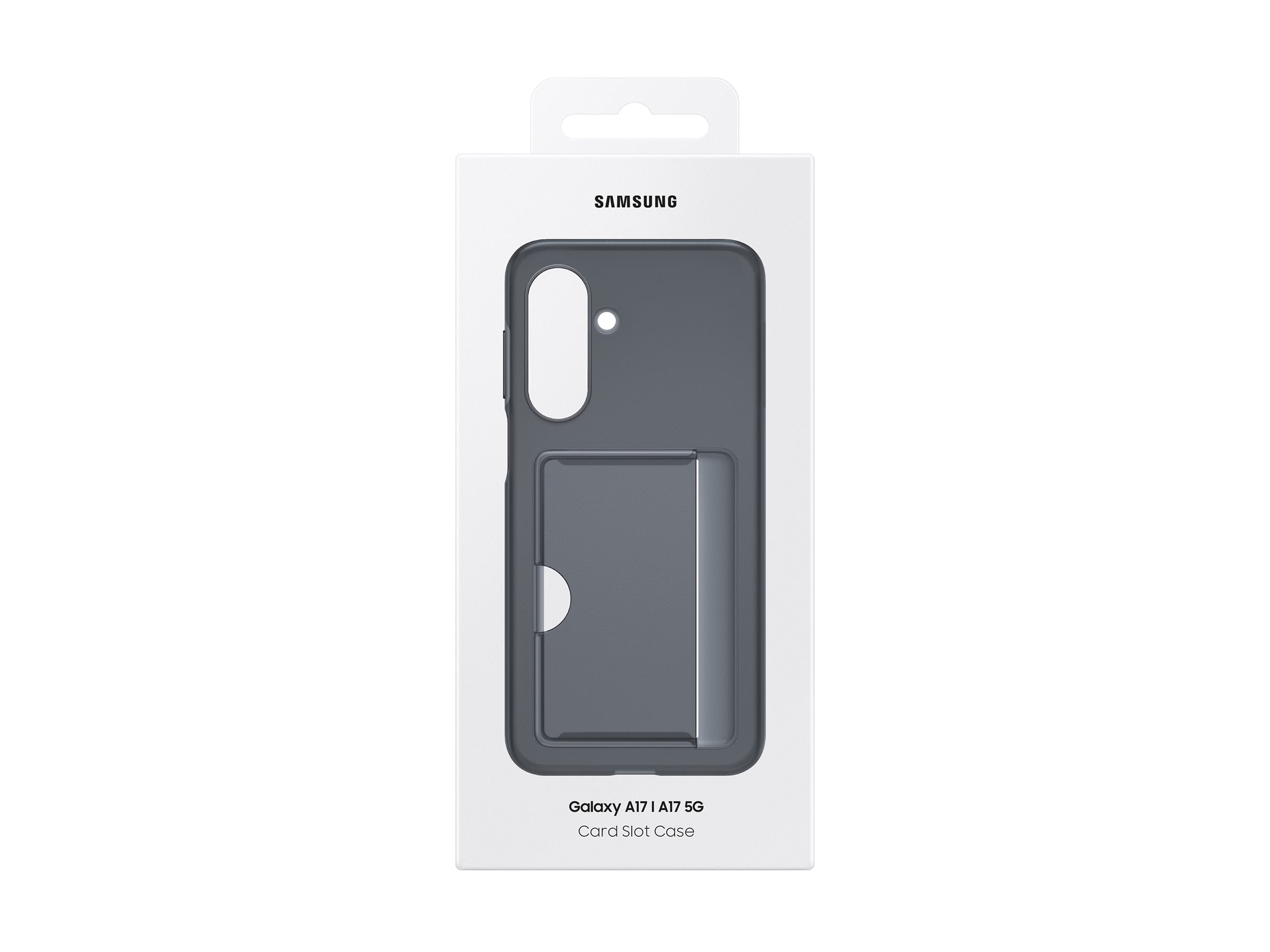 Vorderansicht des SAMSUNG Card Slot Case für Galaxy A17 Black