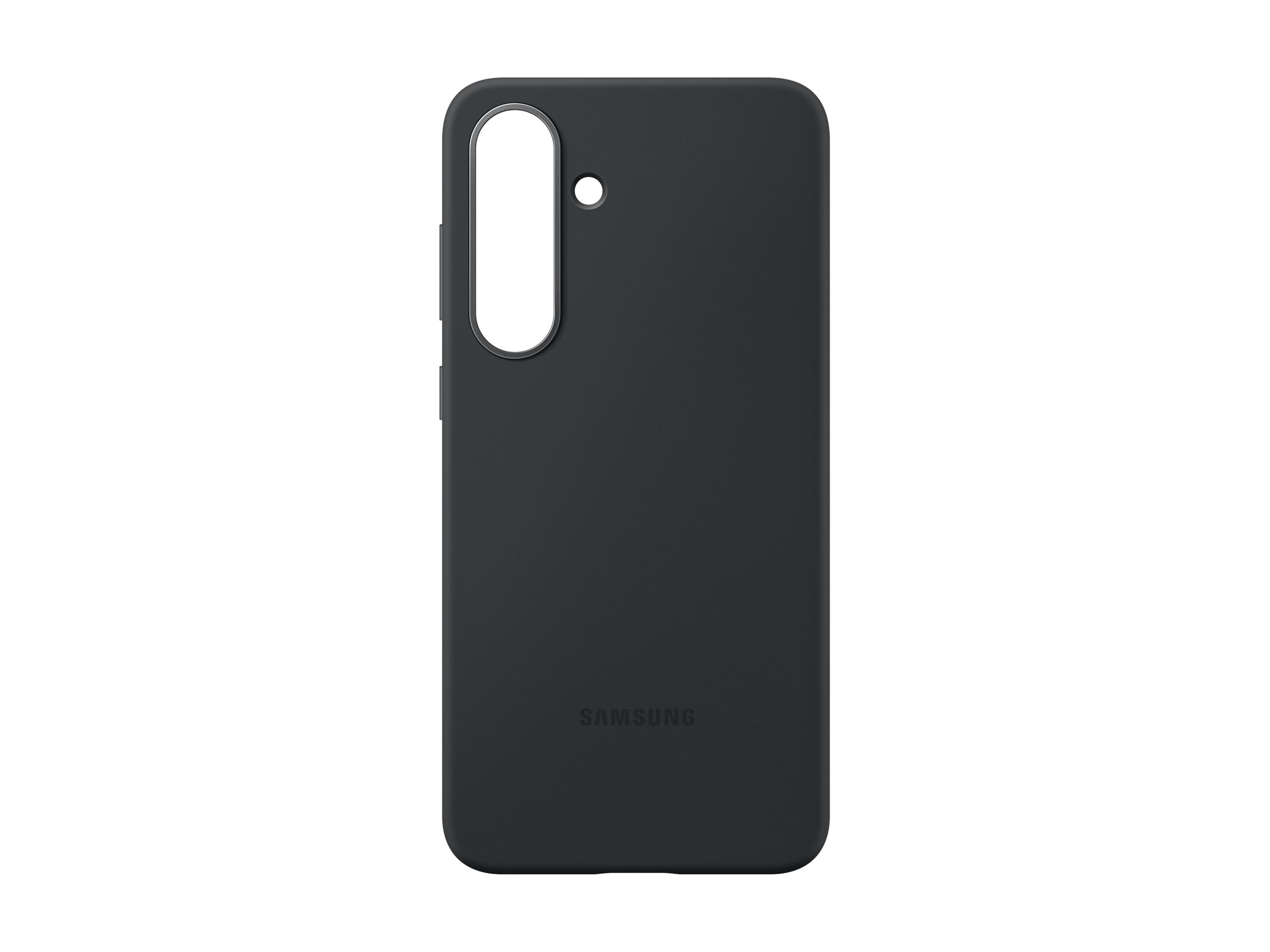 Vorderansicht des SAMSUNG Silicone Cover für Galaxy S25 FE Black